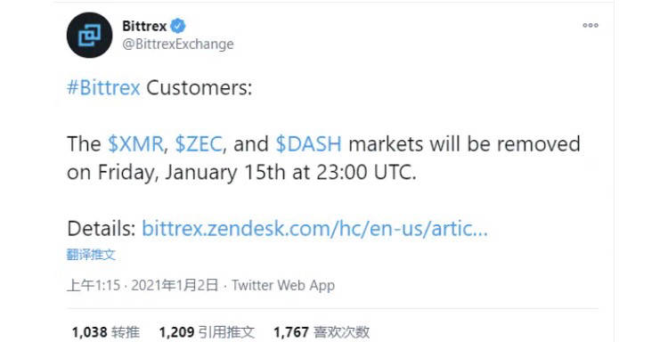 隐私币需求再度回升，门罗币（XMR）一年内的惊人增长达150%